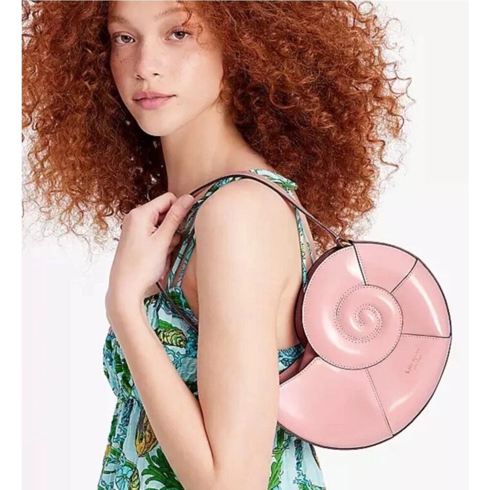 Kate Spade What the Shell Nautilus Shoulder Bag – NWT – Salmon Pink – Rare - Picture 12 of 16